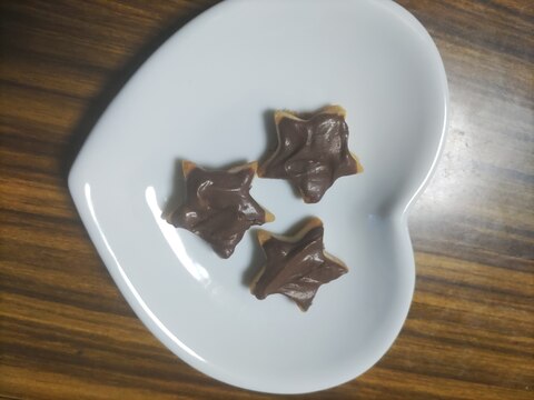 チョコがけ米粉クッキー